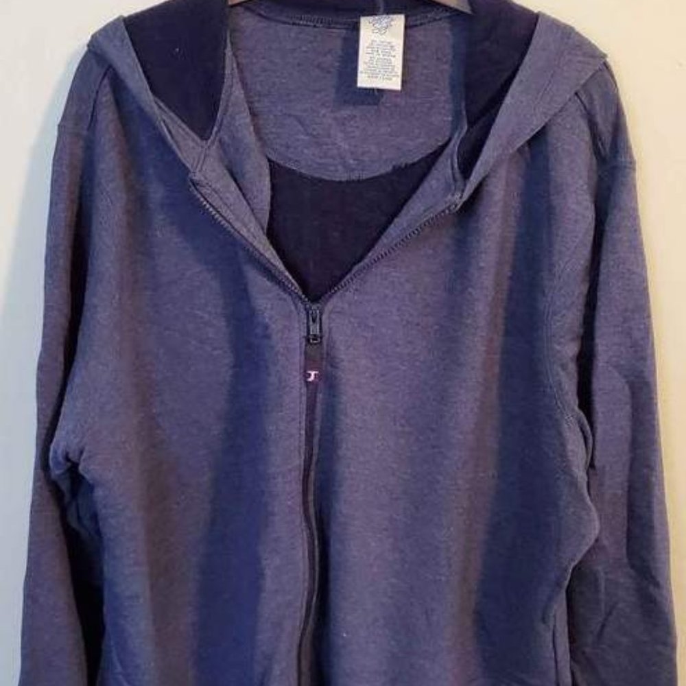 Blue Woman's Zip Up Jacket-Size 22/24w